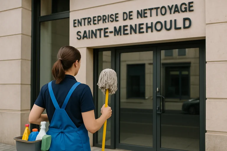 Équipe de professionnels nettoyant un logement insalubre à SAINTE-MENEHOULD avec des équipements adaptés.