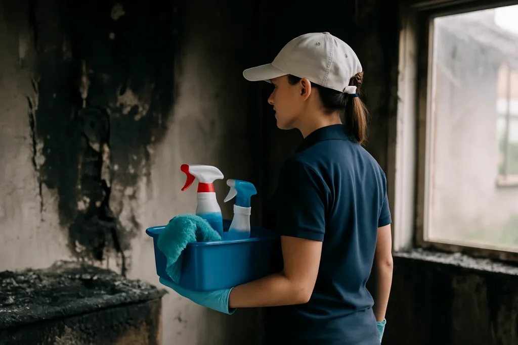 Quand faire appel à une entreprise de nettoyage après un incendie