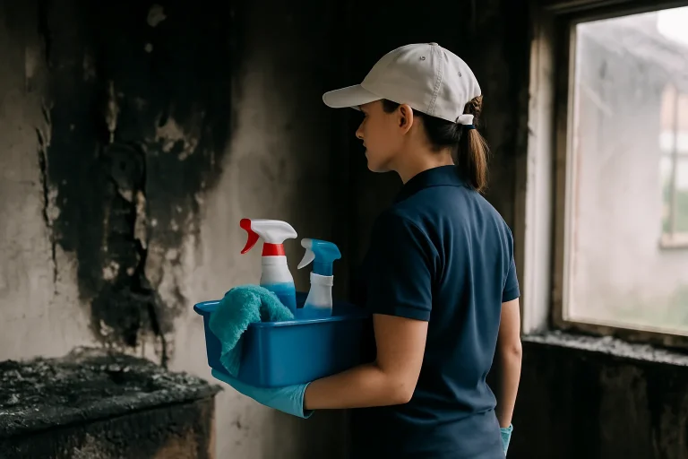 Quand faire appel à une entreprise de nettoyage après un incendie