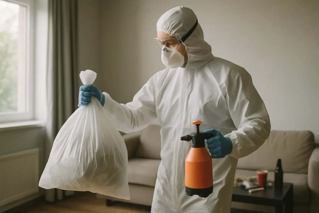 Les Défis Sanitaires et Émotionnels d'un Nettoyage Post-Overdose en Appartement